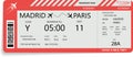 Pattern of airline boarding pass Royalty Free Stock Photo