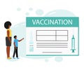 Vector People Vaccination Immunization Health Kid