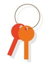 Picture of a keys set Royalty Free Stock Photo