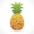 Vector illustration pineapple