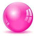 Pink sphere ball