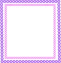 Vector illustration of pink and purple beads