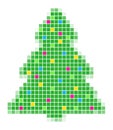 Pixel Christmas tree