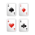 Playing card suit design Royalty Free Stock Photo