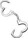 Police Handcuffs Illustration