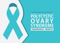 Polycystic Ovary Syndrome Awareness Month poster