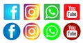 8 new logo-icons popular social media