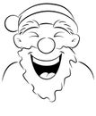 Portrait of a laughing Santa Claus