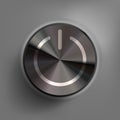 Vector illustration power button. EPS 10 Royalty Free Stock Photo