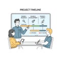 Project Timeline Presentation Royalty Free Stock Photo
