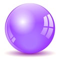 Purple sphere ball