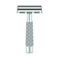 Vector design of razor and safety logo. Set of razor and grooming vector icon for stock.