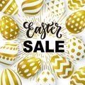 Vector illustration, Easter sale tag Royalty Free Stock Photo