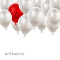 Vector illustration of balloons Royalty Free Stock Photo