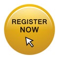 Register now button Royalty Free Stock Photo