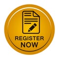 Register now button Royalty Free Stock Photo