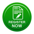 Register now button Royalty Free Stock Photo
