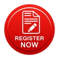 Register now button Royalty Free Stock Photo