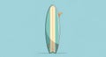 Retro Surfboard Vector Illustration Royalty Free Stock Photo
