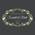 Vector Roses Wedding Invitation Card for Design 01