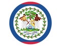 Round Flag of Belize