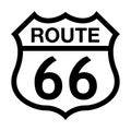 Route 66 American road icon