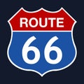 Route 66 American road iconic symbol