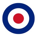 Vector illustration of royal air force logo