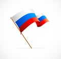 Vector illustration Russia flag