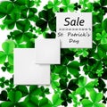 Vector Illustration of sale banner for St. Patrick`s Day. eps10