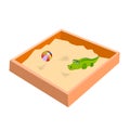 Sandbox with croco