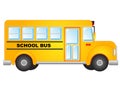 Vector Illustration School Bus Clipart Royalty Free Stock Photo