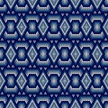 Ethnic mosaic seamless pattern