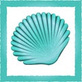 Vector illustration. Seashell blue