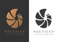 Nautilus-logo copy Royalty Free Stock Photo