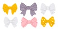 set of cute bows or bow tie