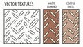 Texture swatches set, material and surface design vector design Generative AI Royalty Free Stock Photo
