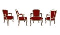 Four chairs of style