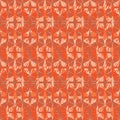 Geometric seamless repeat pattern. Vector illustration Royalty Free Stock Photo