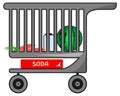 Vector Illustration of a Shopping Cart