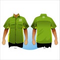 Short sleeve uniform shirt