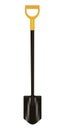 Shovel with yellow Handle Vector illustration Royalty Free Stock Photo