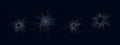 Realistic Bullet Holes on Dark Glass Surface