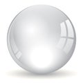 Glass sphere ball Royalty Free Stock Photo