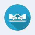 Car crash icon