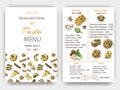 Vector illustration sketch - pasta. Card menu italian restaurant. Banner italan food Royalty Free Stock Photo