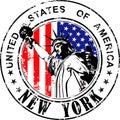 Stamp of USA New York