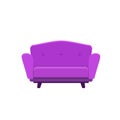 Vector illustration of small sofa