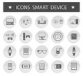 Vector Illustration Smart Devices on white background Royalty Free Stock Photo