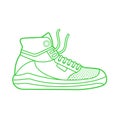 Vector illustration of sneakers Royalty Free Stock Photo